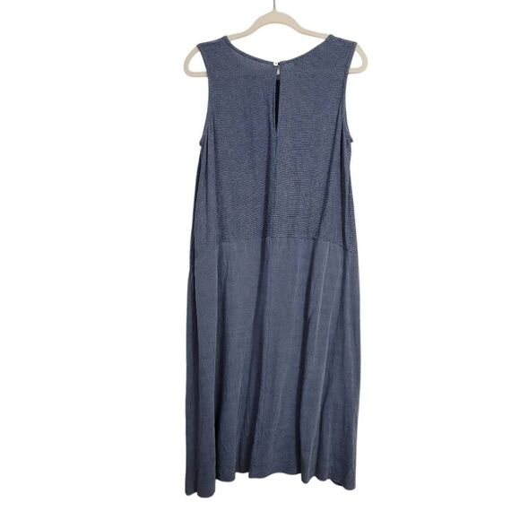 Ozai N Ku Asymmetrical Sleeveless Dress Sz S Oversized Lagenlook Minimalist - Picture 2 of 7